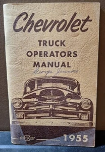 Chevrolet Truck Operators Manual - 1955 Vintage - Imagen 1 de 6