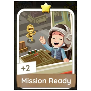 1 x Mission Ready (⭐️) - Pegatina (Princesa Rebelde - Set 7) Mono_poly_go - Imagen 1 de 1