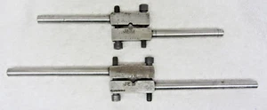 2 Vintage Gewindebohrer Schraubenschlüssel Offset Griff 10" und 7 1/2" lang verstellbarer Schraubenschlüssel - Bild 1 von 3