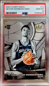 2023-24 Panini Court Kings Rookie Victor Wembanyama #73 I Level 1 PSA 10 Gem - Picture 1 of 2