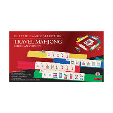 American Version mAh Jong Game 166 Playing Tiles Chips Travel Size JN Hansen