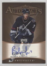 2005-06 Upper Deck Artifacts Auto-Facts Copper /75 Brendan Morrison #AF-MO Auto