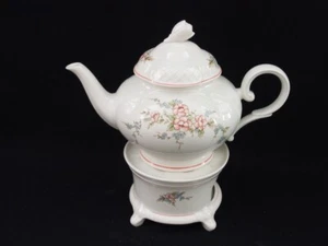 Teekanne mit Stövchen Villeroy & Boch Modell Rosette - Picture 1 of 5