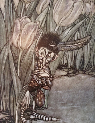 Peter Pan Kensington Garden c1910 por: Arthur Rackham - Impresión Foto 1 de 4