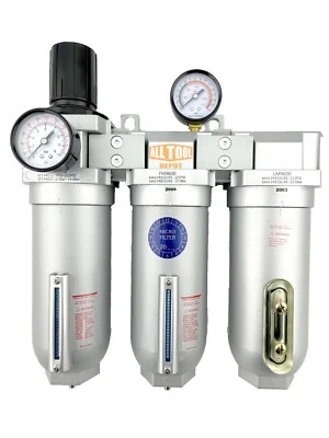 3/4" SUPER DUTY INDUSTRIAL GRADE FILTER REGULATOR COALESCING DESICCANT DRYER SYS - Image 1 of 4