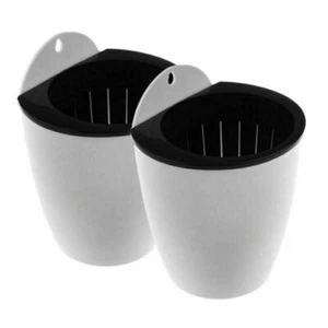 2x Korb Blumentopf Blumentopf Hängende Wand Gartenartikel und Zubehör - Bild 1 von 10