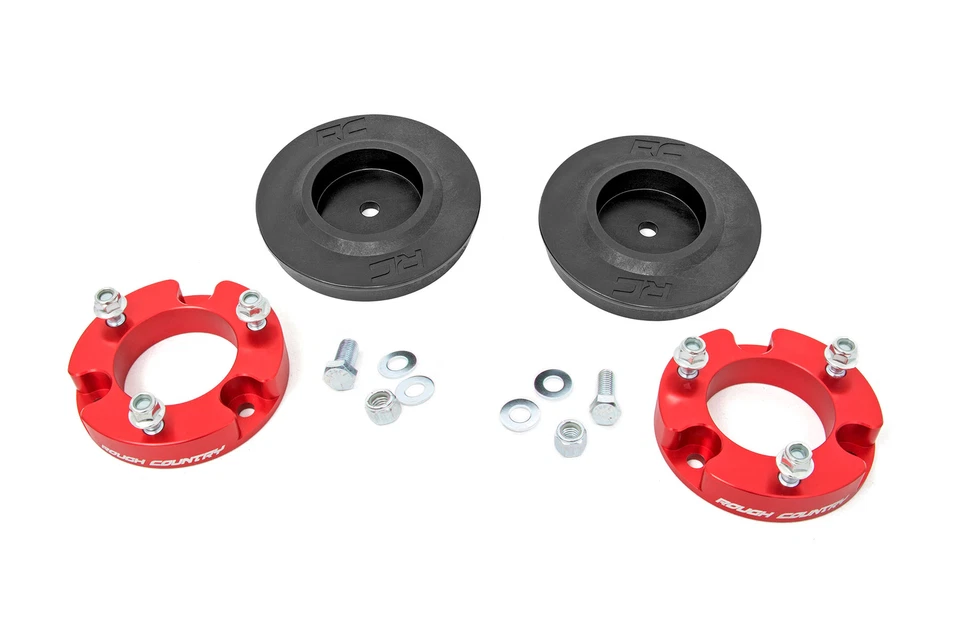 2010-2024 Toyota 4Runner 4WD 2" Rough Country Lift Kit Anodized Red [764RED] - Image 1 of 1