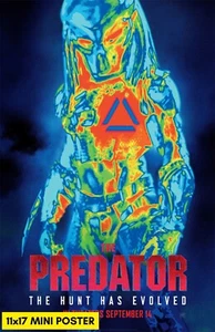 The Predator (2018) Movie Poster 11x17 Horror - Picture 1 of 1