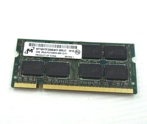HP Pavilion DV6 2000 2 GB DDR2 PC2 RAM Memory SO-DIMM Genuine 6400S 598858-001 - Picture 1 of 2