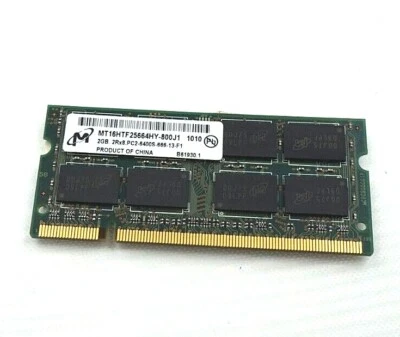 HP Pavilion DV6 2000 2 GB DDR2 PC2 RAM Memory SO-DIMM Genuine 6400S 598858-001 - Image 1 of 2