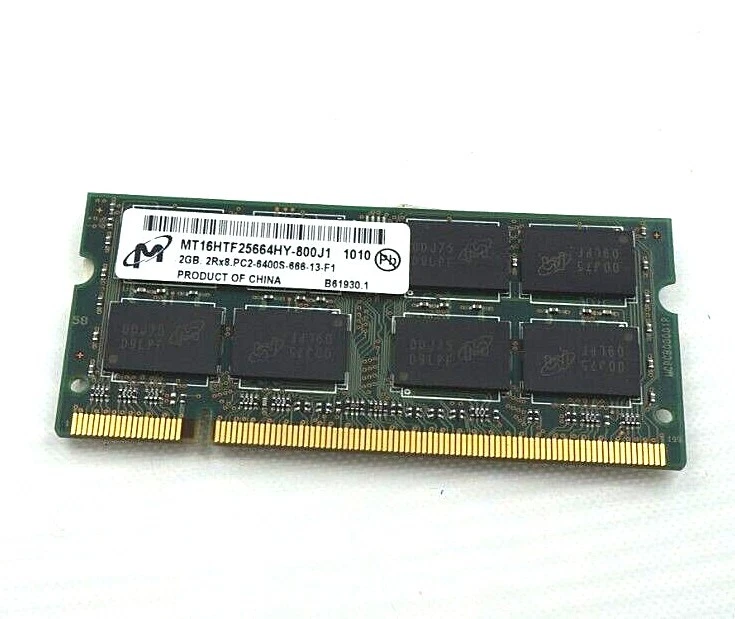 HP Pavilion DV6 2000 2 GB DDR2 PC2 RAM Memory SO-DIMM Genuine 6400S 598858-001 - Image 1 of 2