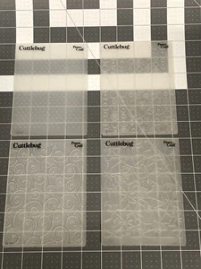 Cuttlebug Prägefolder - Menge 4 - Provo Craft Kreise Blätter Punkte... - Bild 1 von 6