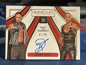 2023 Panini Immaculate WWE Damian Priest Auto Past And Present PP-DPR /99 - Picture 1 of 2