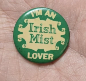 Vintage I’m An Irish Mist Lover Pinback Button Pin 1981 - Bild 1 von 4
