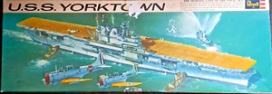 Revell WW2 USS Yorktown Aircraft Carrier 1:485 Kit # H-383 1969 NOS FREE UK POST - Picture 1 of 2