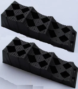 Ausgleichskeile ≙32,98€/St.schwarz Keile Auffahrkeile Maxi Level 1Paar 08358mNEU - Bild 1 von 1