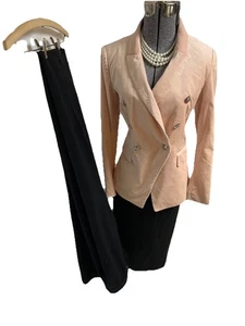 NEW White House Black Market Skirt Suit Pant Suit Size 4 Three Piece Set WHBM - Picture 1 of 24
