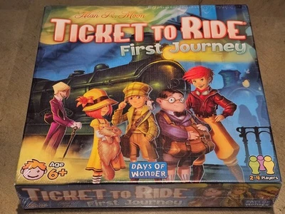 Days of Wonder Ticket to Ride First Journey Board Game Brand New Sealed - Image 1 of 4