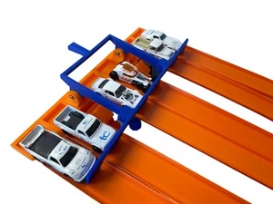 6 Lane Start Gate compatible with Hot Wheels Track | Includes Track Clamp - Picture 1 of 5