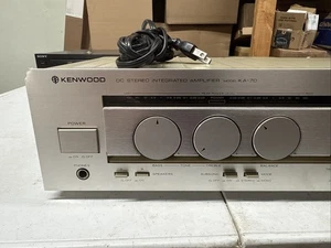 Amplificador integrado estéreo Kenwood KA-70 solamente - Imagen 1 de 12