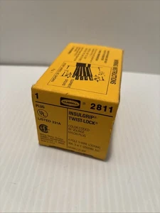 Enchufe de bloqueo giratorio Hubbell HBL2811, 120/208VAC 3ØY, 30A - Imagen 1 de 7