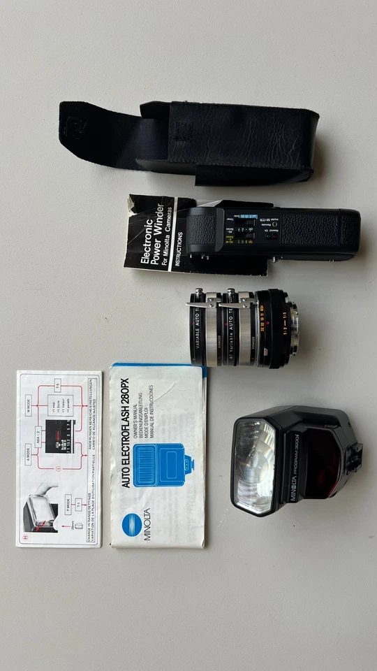 Minolta X Series Accessories ELECTROFLASH 280PX EXTENSION TUBES BATTERY WINDER - image 1 of 1