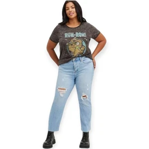 2X 18W 20W Torrid Grey Scooby Doo Shaggy Tee Mini Wash Jersey Knit Shaggy mys - Bild 1 von 9