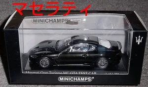 MINICHAMPS 1 43 Maserati Gran Turismo MC GT4 Test Car Black 2010 Maserati Gran T - Picture 1 of 2
