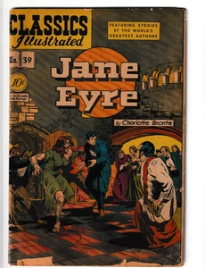 Vintage Classics Illustrated Comic Book Jane Eyre No 39 July 1947 - Bild 1 von 4