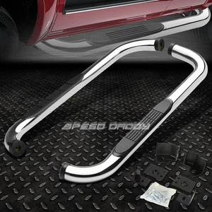 FOR 87-06 JEEP WRANGLER TJ/TJU/LJ SUV CHROME 3" SIDE STEP NERF BAR RUNNING BOARD - Picture 1 of 5