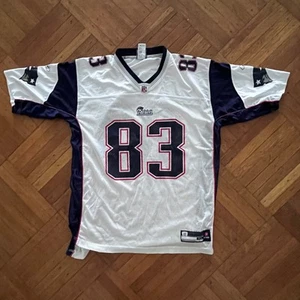 Camiseta de los New England Patriots para hombre extra grande Welker Rbk NFL auténtica 83 malla - Imagen 1 de 7