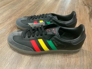 Nuevo Adidas Ajax x Samba OG Bob Marley Tribute - Three Little Birds Para hombres Talla 9 - Imagen 1 de 7