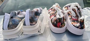 Kitty Cat Sneakers 2 Pair Size 10 Brand New - Picture 1 of 15