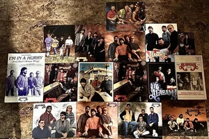 Vintage Lot 16 Alabama Country Supergroup Fan Club 8x10 Postkarten Noten - Bild 1 von 10