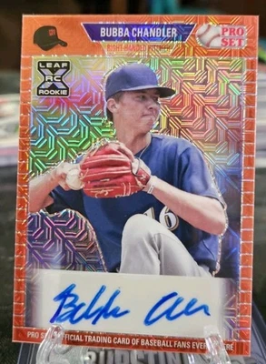 2021 Leaf Pro Set Bubba Chandler Orange Auto #2/3 - Image 1 of 3