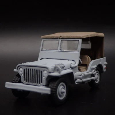 WWII WILLYS MB Jeep Esercito Militare Midway 1:64 Diorama Scala Modellino Auto - Immagine 1 di 4