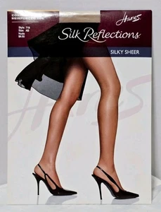 Hanes Silk Reflections Silky Sheer Control Top Strumpfhose in Gr. AB Nude - Bild 1 von 6