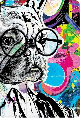 Berkin Arts Samsung Galaxy Tab A8 Case 10.5" Maximalism English Bulldog Portrait - Image 1 of 4