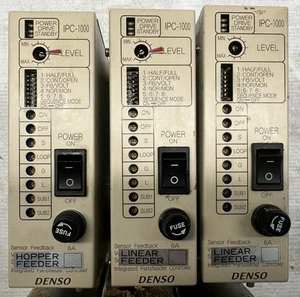 Lot of (3) Denso #IPC-1000 Integrated Parts Feeder Controller - Picture 1 of 3