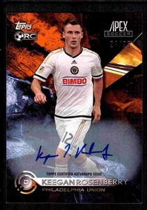 2016 Topps Apex MLS Orange autograph 24/25 Keegan Rosenberry RC Phili Union - Picture 1 of 2