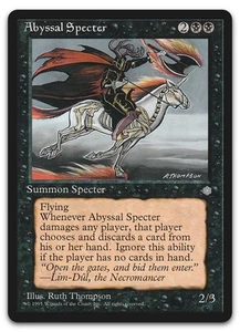 Abyssal Specter (NM) Ice Age ICE Magic MTG - Picture 1 of 2