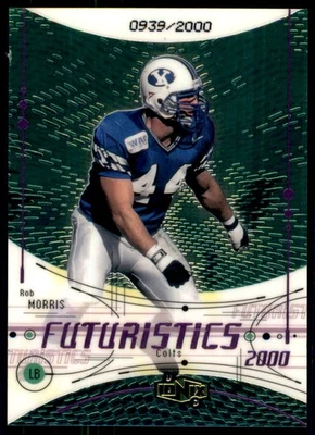 2000 UD Ionix Rob Morris Rookie 0939/2000 Indianapolis Colts #73 - Image 1 of 2