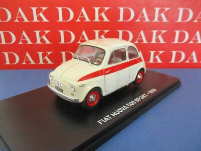 Die cast 1/24 Modellino Auto Fiat Nuova 500 Sport 1958 - Immagine 1 di 3