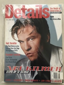 DETAILS MAGAZINE - VAL KILMER BATMAN - ANKA -BJORK -PJ HARVEY June 1995 - Imagen 1 de 2