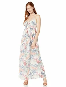 Rip Curl Sea Breeze Maxi Dress Tropical Floral White Medium M - GDRGW8 - Picture 1 of 3