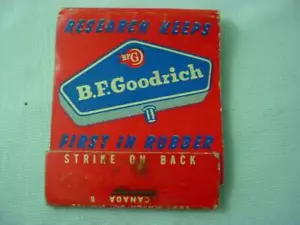 Caldwell Garage Service Station Berwick NS Goodrich Tires Advertising Matchbook - Bild 1 von 4