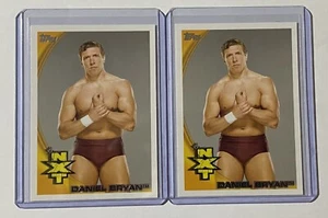 WWF WWE Daniel Bryan Topps 2010 ROOKIE card lot. (X2) - NXT - AEW - Picture 1 of 2