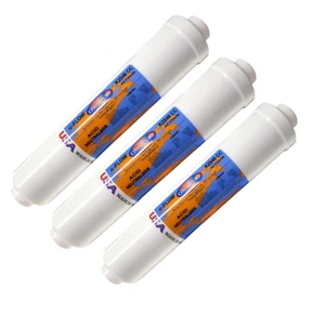 Omnipure K2548 CC Inline All Calcite 10" x 2" Postfilter 3/8" Female Port 3-PACK - Picture 1 of 2