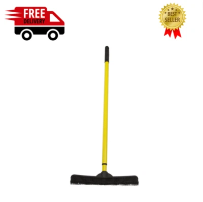 BRANDED Sweepa Rubber Broom Evriholder FURemover Cat Dog Pet Hair Dust Carpet Rake New