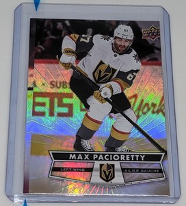 Card Pickers 2021-22 Tim Hortons Max Pacioretty Major Miscut Error EFO NNO 1/1?
